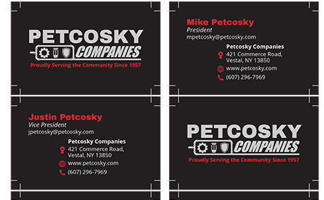Petcosky Business Cards